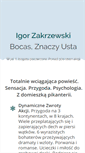 Mobile Screenshot of igorzakrzewski.pl